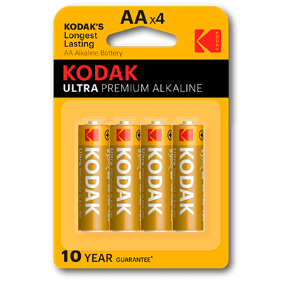 Kodak Ultra Premium Pila AA KAA 1,5v Pack 4 uds Alcalina