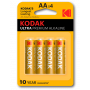 Kodak Ultra Premium Pila AA KAA 1,5v Pack 4 uds Alcalina