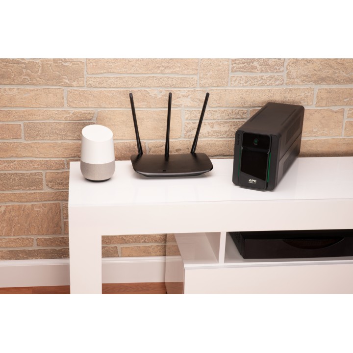 S.A.I. APC BVX 700VA 360W 2xSchuko Negra (BVX700LI-GR)