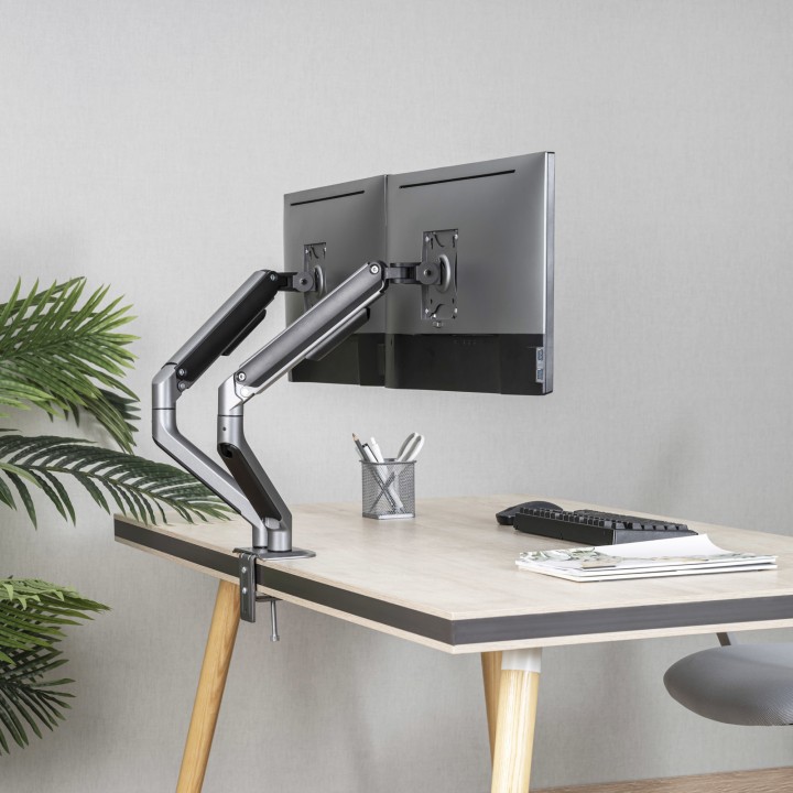 Soporte de Mesa TooQ 17"-32" Gira/Inclina (DB4132TNR-G)
