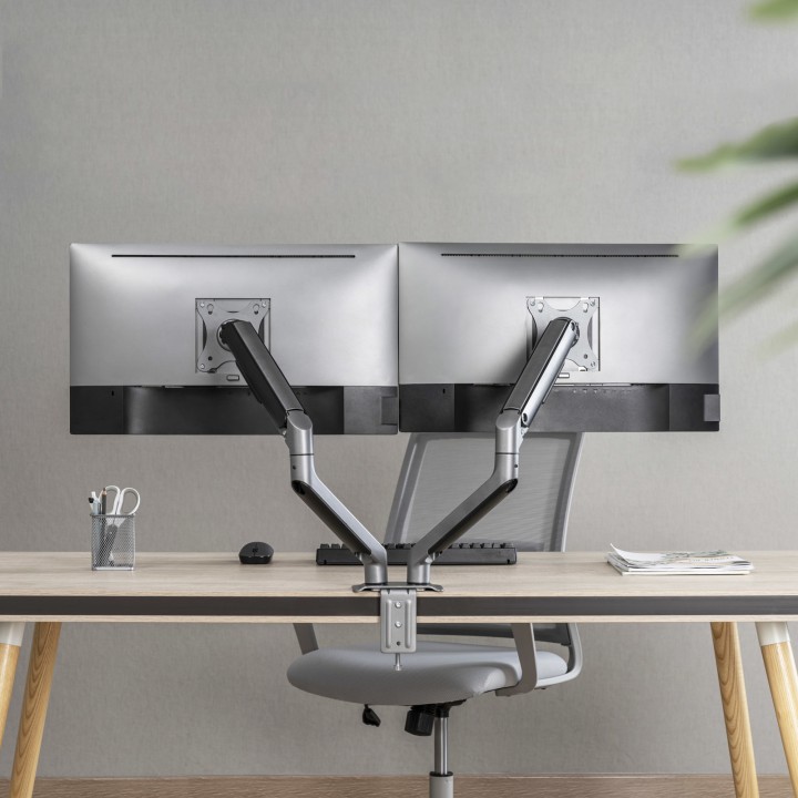 Soporte de Mesa TooQ 17"-32" Gira/Inclina (DB4132TNR-G)