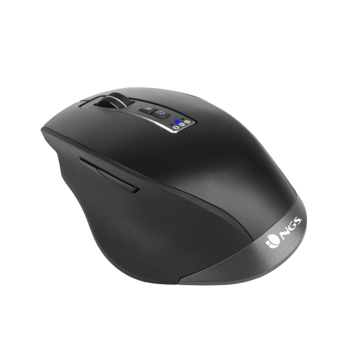 Ratón Gaming NGS Láser RF BT 3200dpi Negro (BLUR-RB)