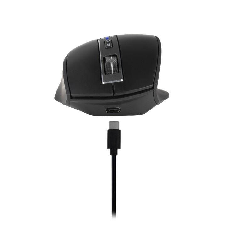 Ratón Gaming NGS Láser RF BT 3200dpi Negro (BLUR-RB)