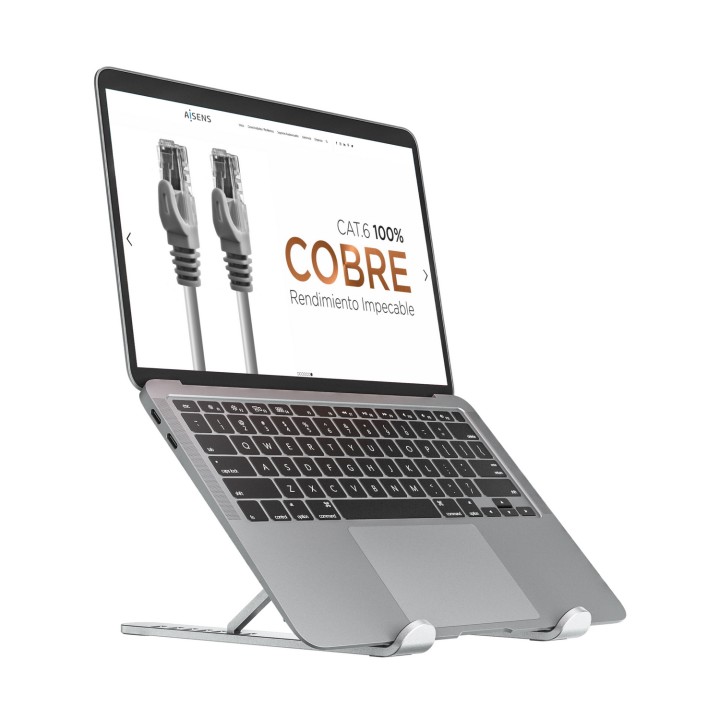 Soporte AISENS 10-15" Portatil/Tablet Plata (LPS1M-099)