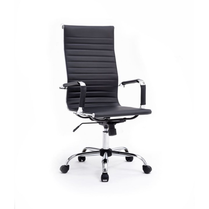 Silla Oficina EQUIP Respaldo Alto Negro (EQ651001)