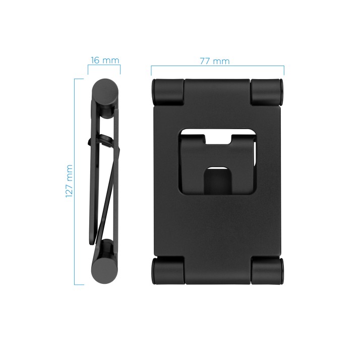 Soporte TooQ Plegable Slim Negro (PH-KEOPS-NOCHE)