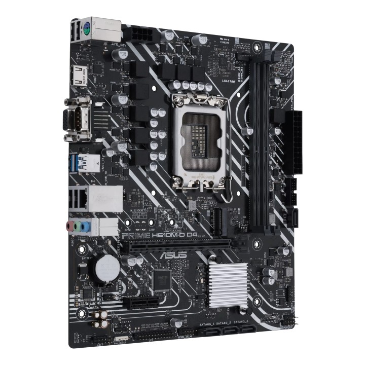 ASUS PRIME H610M-D D4: (1700) 2DDR4 VGA HDMI RJ45 mATX