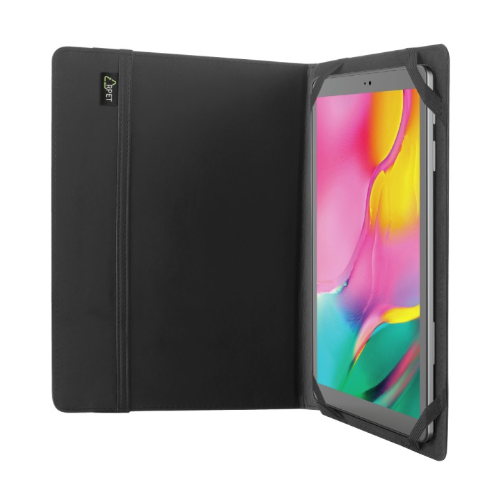 Funda Trust Primo Universal 10" PET Folio Negra (24214)