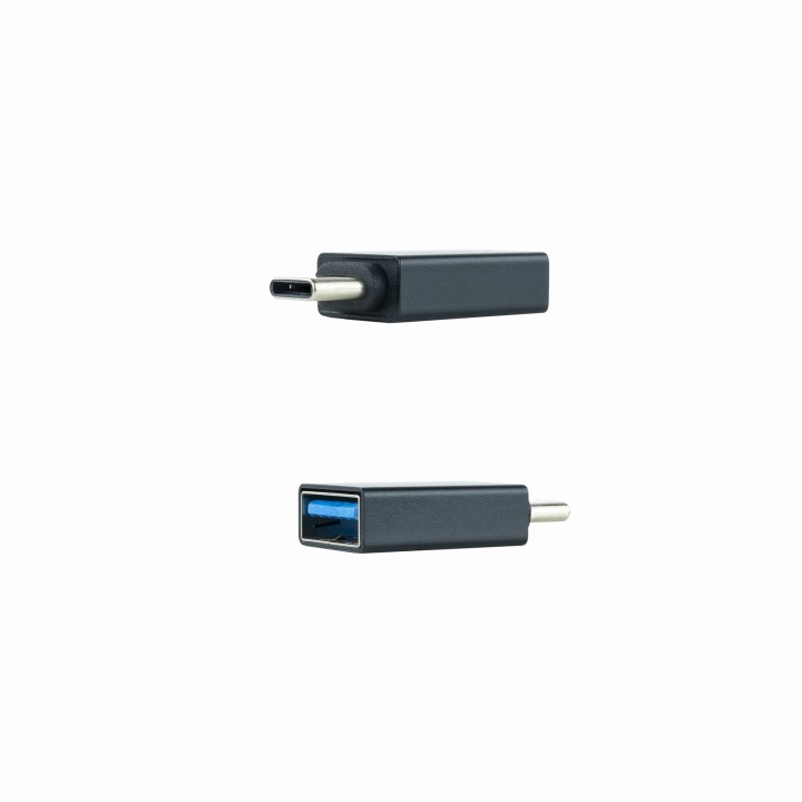Adaptador Nanocable USB-C/M a USB-A/H Negro(10.02.0010)