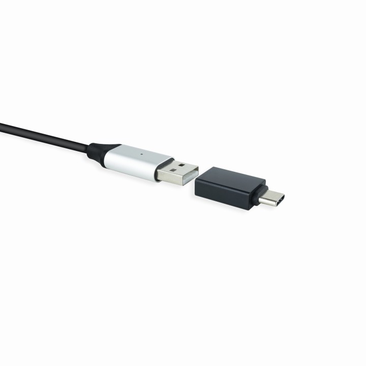 Adaptador Nanocable USB-C/M a USB-A/H Negro(10.02.0010)