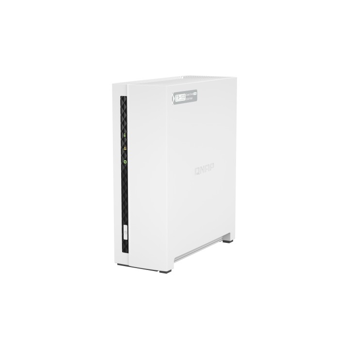 NAS QNAP DDR4 2Gb SATA2/3 1 Bahía Blanco (TS-133)
