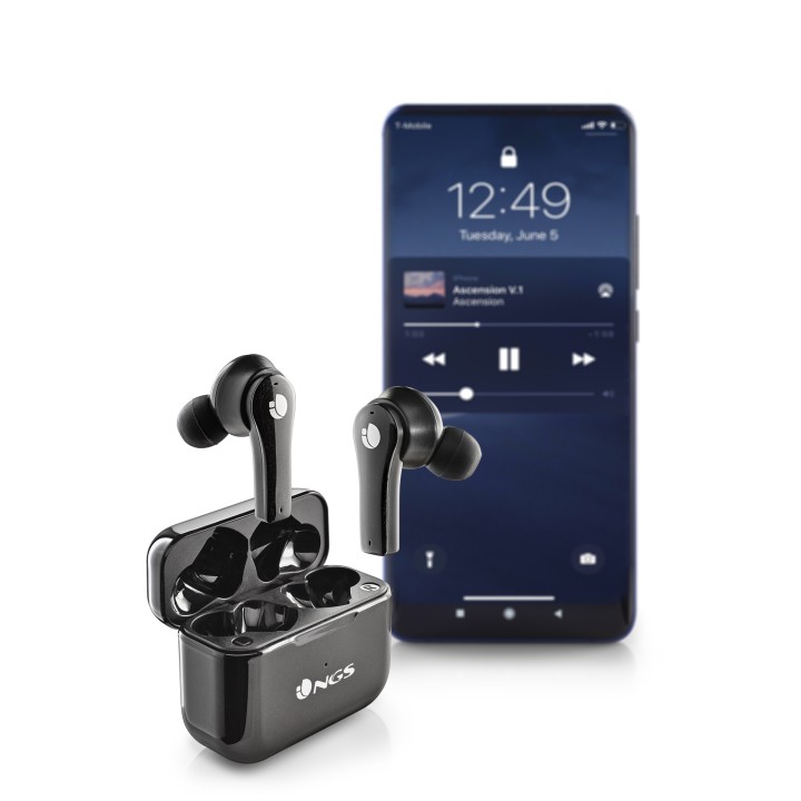 Auriculares NGS Intraurales BT Negro (ARTICABLOOMBLACK)