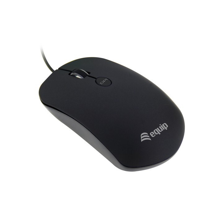 Ratón EQUIP Life Comfort USB-A 1000dpi Negro (EQ245114)