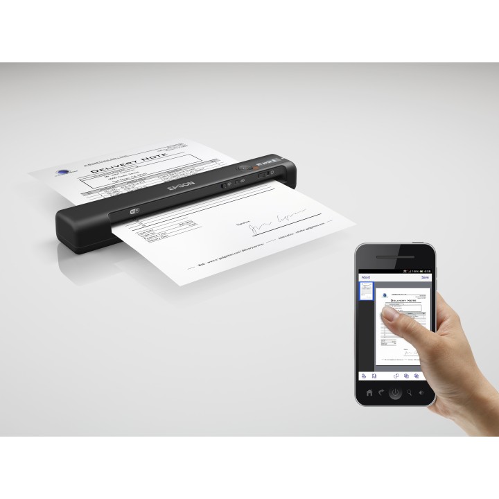 Escáner Portátil Epson ES-60W A4 Negro (B11B253401)