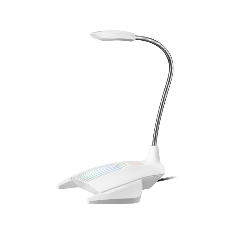 Micrófono Sobremesa Mars Gaming Flexible Blanco (MMICW)