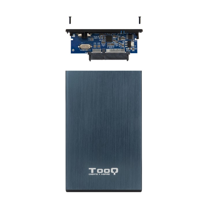 Caja TooQ HDD 2.5" SATA USB 3.0 Azul (TQE-2527PB)