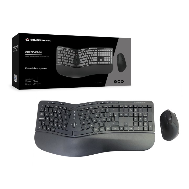 T+Ratón Ergonómico CONCEPTRONIC Wireless (ORAZIO02ES)