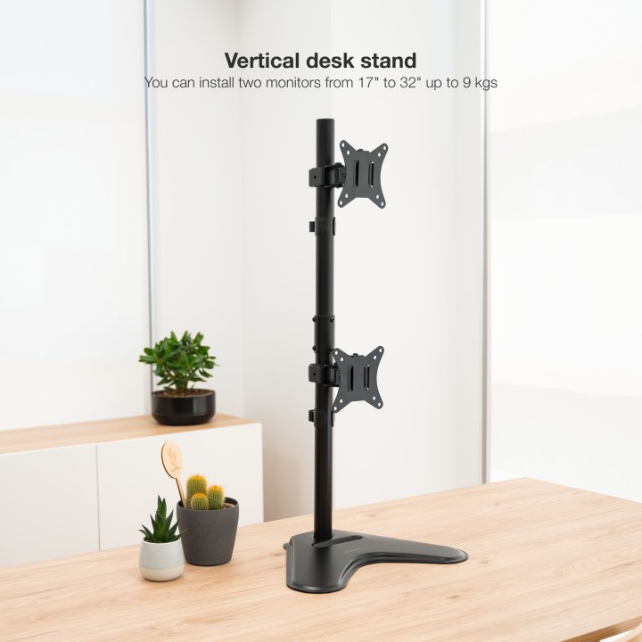 Soporte Mesa TooQ 17-32" Gira/Inclina 9Kg (DB1703TNV-B)