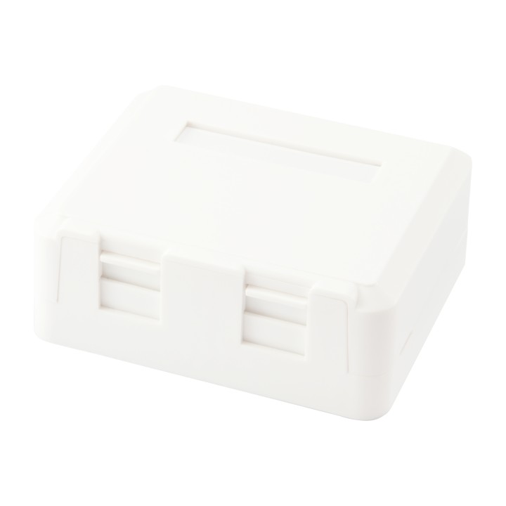 Roseta de Superficie EQUIP 2 Puertos Blanca (EQ125124)