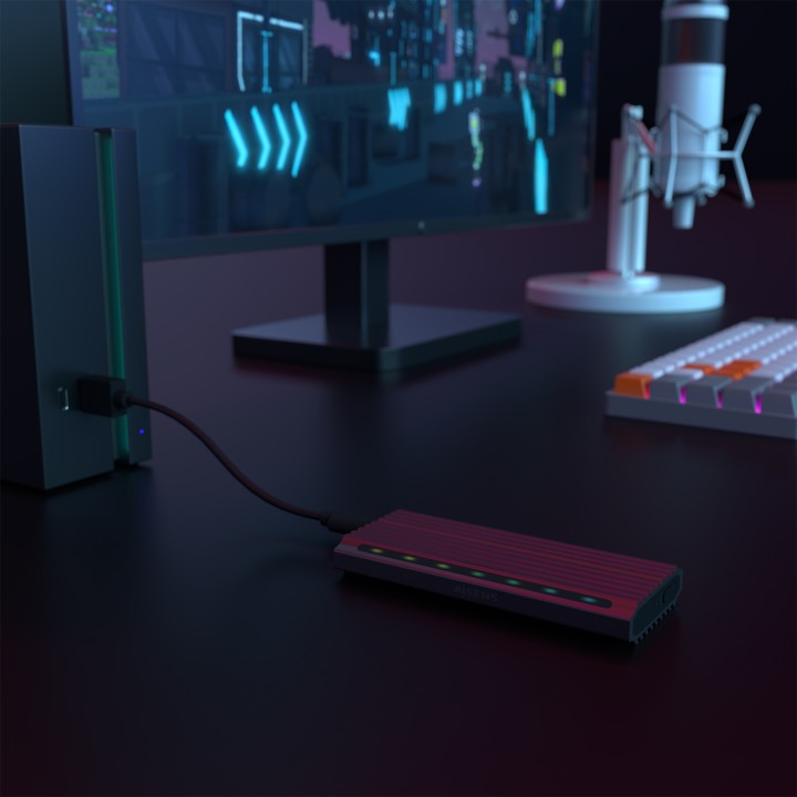 Caja AISENS SDD M.2/SATA USB-C 3.1 Gris (ASM2-RGB011GR)