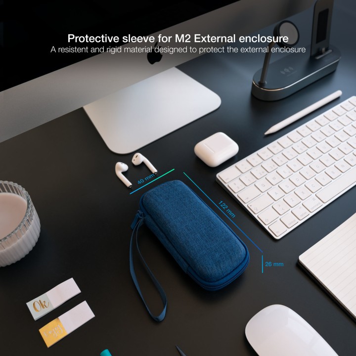 Funda TooQ para Caja Externa M2 Azul (TQBC-M201PB)