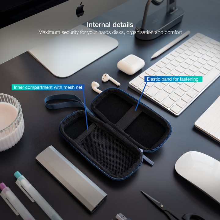 Funda TooQ para Caja Externa M2 Azul (TQBC-M201PB)