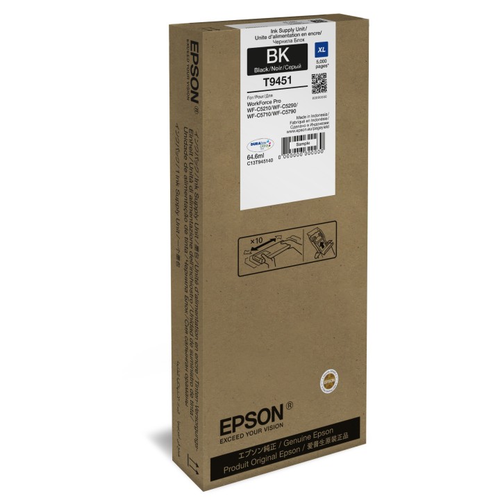 Tinta Epson XL T9451 Negro 64.6ml (C13T945140)