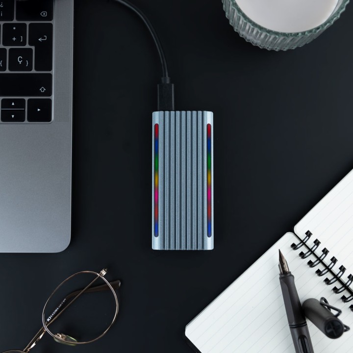 Caja TooQ SSD M.2/PCIe/SATA USB-C 3.0 Gris (TQE-2221G)