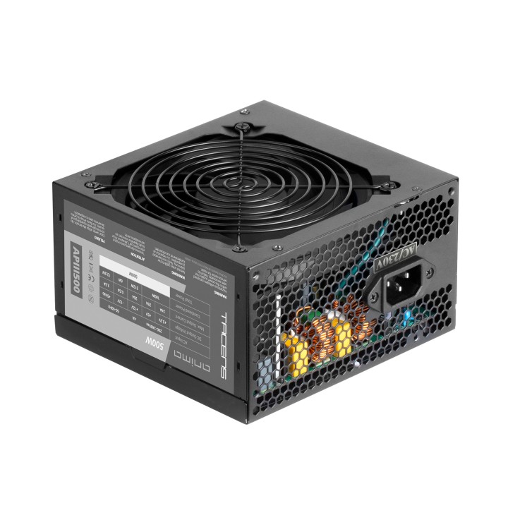 Fuente TACENS ATX 500W 85% Bronze Negra (APIII500)