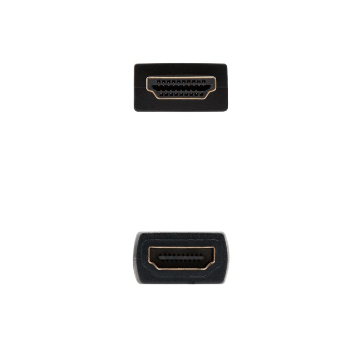 Nanocable HDMI A/M a HDMI A/H 2m Negro (10.15.1012)