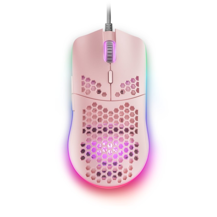 Ratón Mars Gaming Óptico RGB USB 12400dpi Rosa (MMAXP)