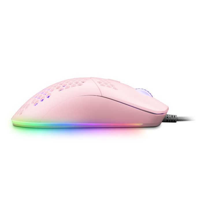 Ratón Mars Gaming Óptico RGB USB 12400dpi Rosa (MMAXP)