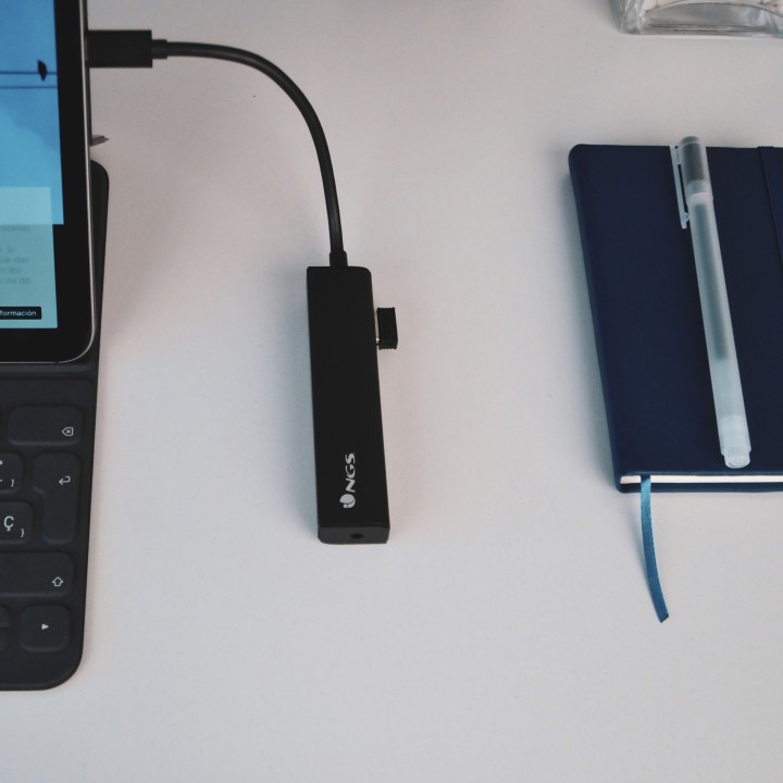 Hub NGS USB-C a 4xUSB-A 3.0 Negro (WONDERHUB4)
