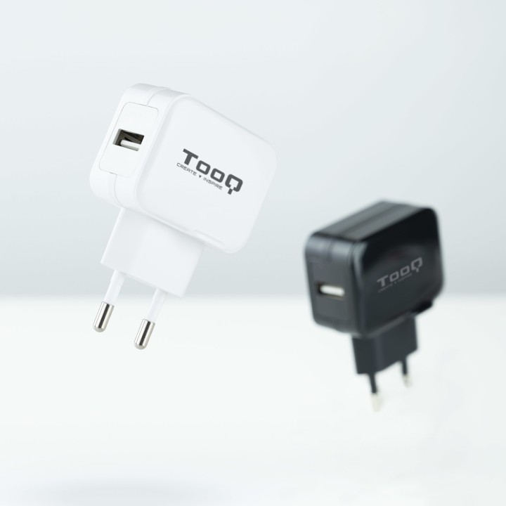 Cargador de Pared TooQ 12W USB 2.0 Blanco (TQWC-1S01WT)