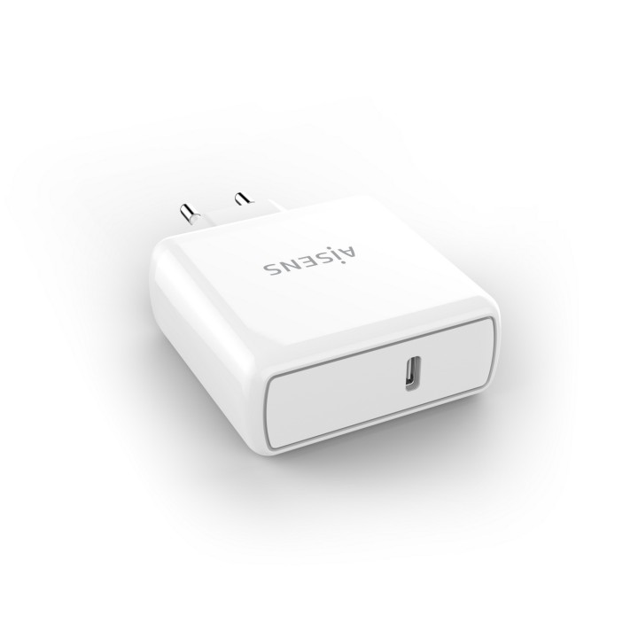 Cargador Pared AISENS 60W 1xUSB-C Blanco (ASCH-1PD60-W)