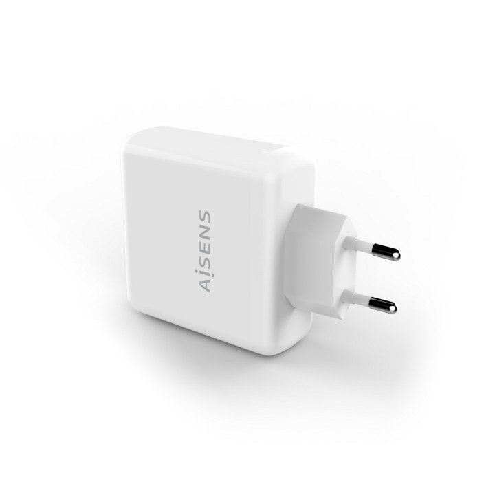 Cargador Pared AISENS 60W 1xUSB-C Blanco (ASCH-1PD60-W)