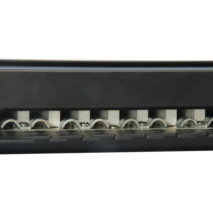 EQUIP Patch Panel 24p Cat.6 Apantallado Negro (EQ326425