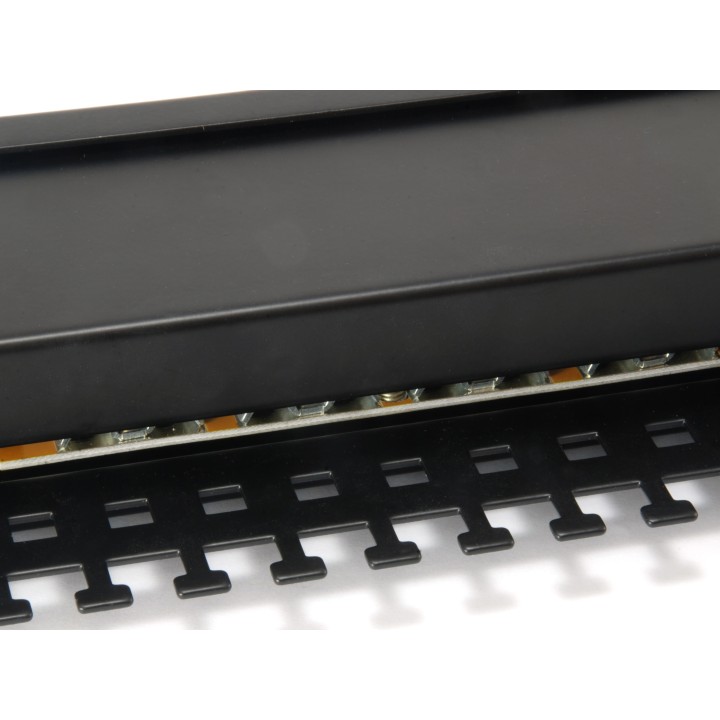 EQUIP Patch Panel 24p Cat.6 Apantallado Negro (EQ326425