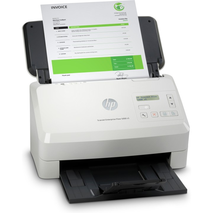 Escáner HP ScanJet 5000 s5 A4 Color USB Blanco (6FW09A)