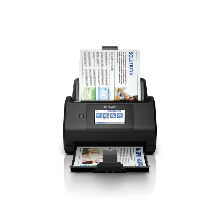 Escáner Epson ES-580W LED A4 USB 3.0 Negro (B11B258401)