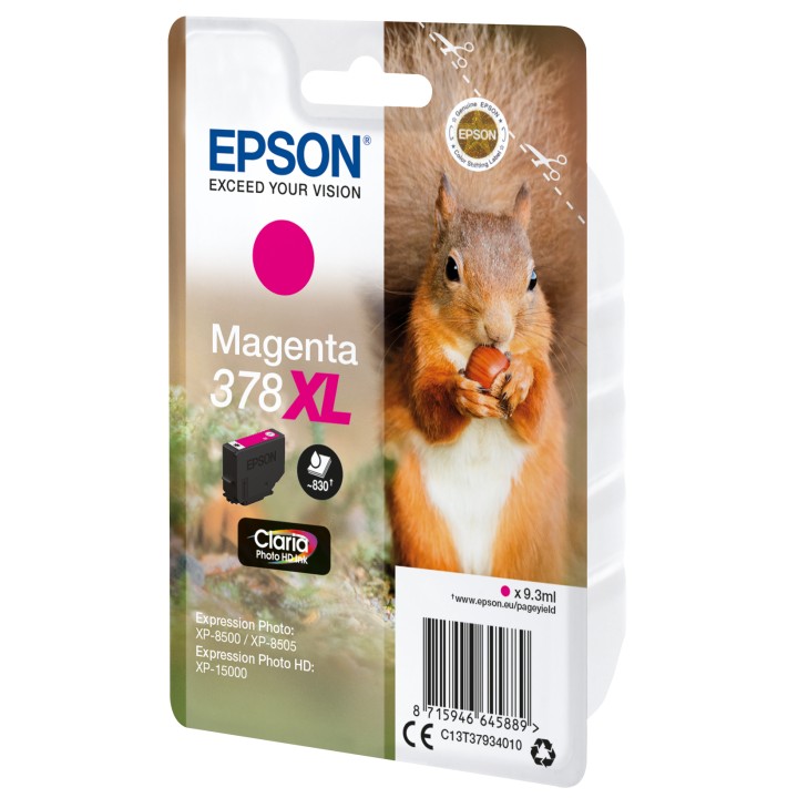 Tinta Epson 378XL Magenta Claria Photo (C13T37934010)