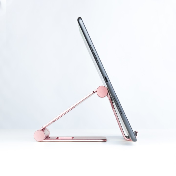 Soporte TooQ Plegable Slim Oro Rosa (PH-KEOPS-OCASO)