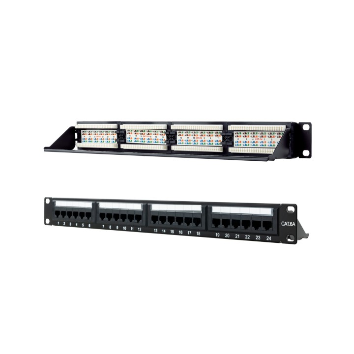 Patch Panel Nanocable 24p Cat.6A 19 1u (10.21.4124)
