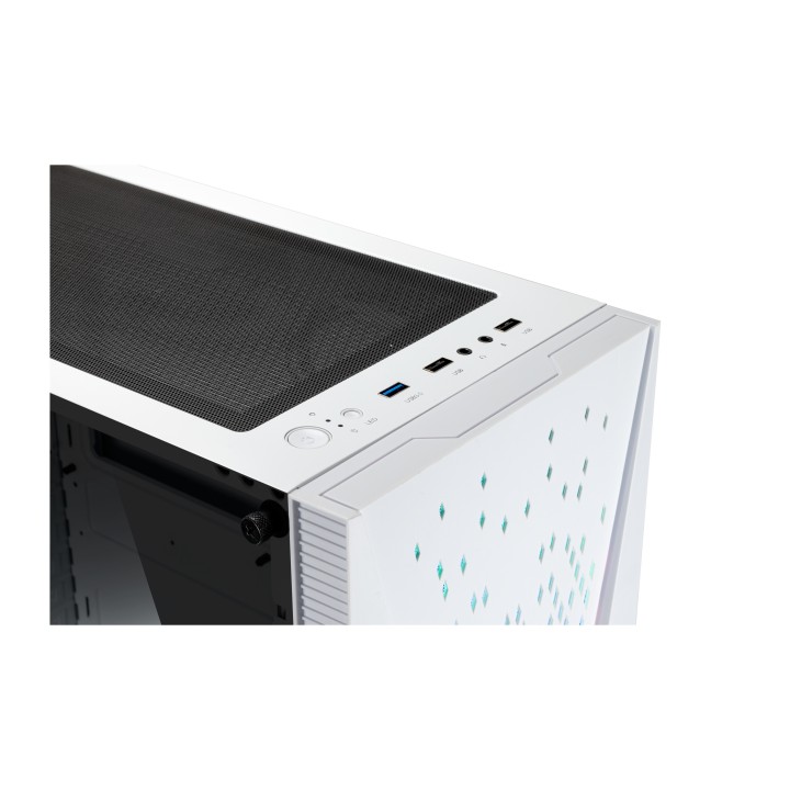 Caja Abysm Danube Kolpa ARGB ATX mATX Blanca (AB812110)