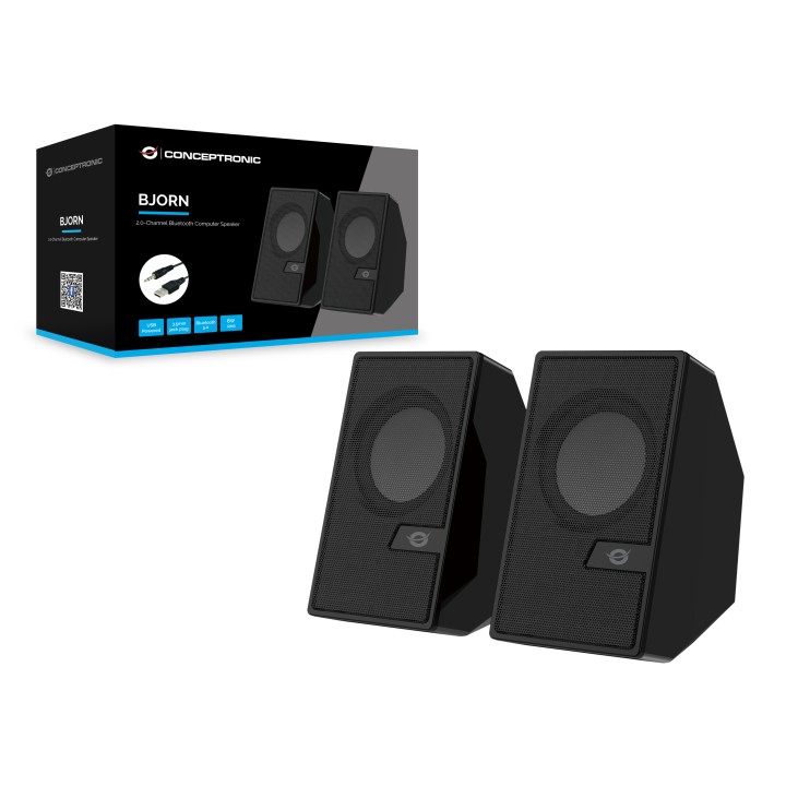 Altavoces CONCEPTRONIC 2.0 6W BT USB 3.5mm (BJORN02B)