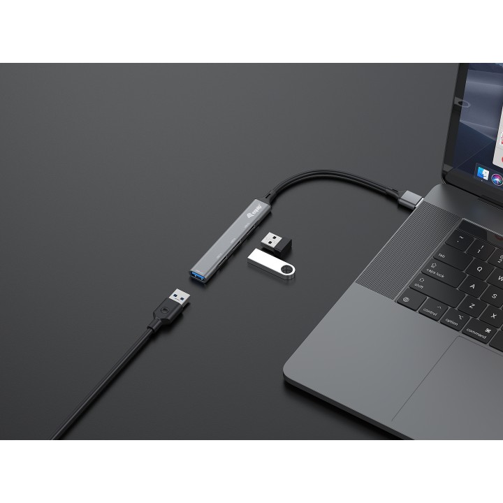 Hub EQUIP Life USB-A a 1xUSB-A 3.0 2xUSB 2.0 (EQ128960)