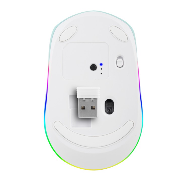 Ratón NGS Óptico BT 2400dpi Blanco/Menta (SMOGMINT-RB)