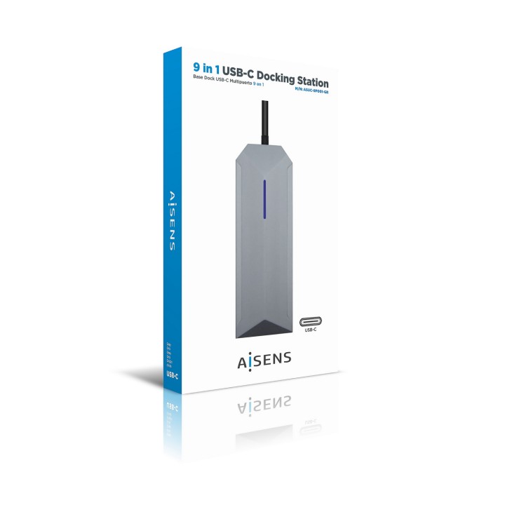 Dock Station AISENS Usb-C/HDMI/RJ45/Lect(ASUC-9P001-GR)