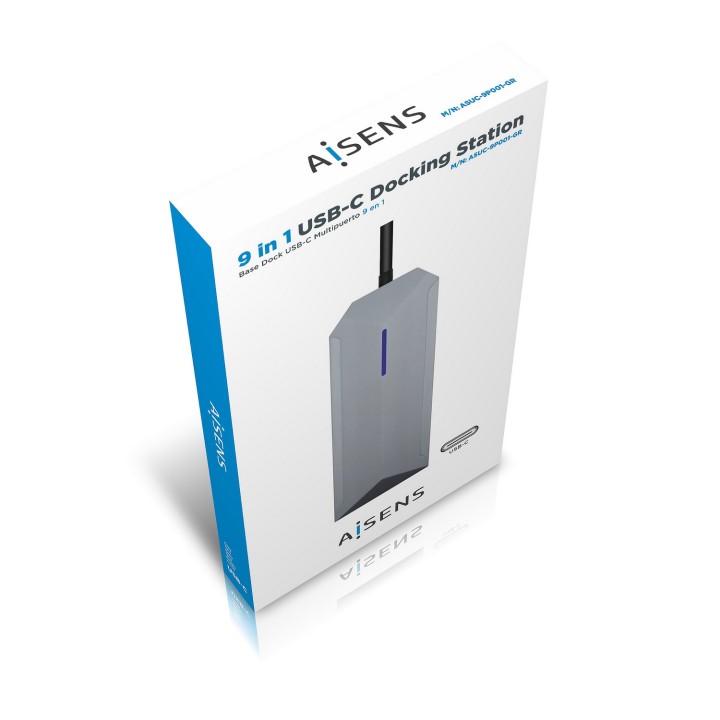 Dock Station AISENS Usb-C/HDMI/RJ45/Lect(ASUC-9P001-GR)