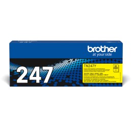 Toner BROTHER Impresión LED Amarillo 2300 pág (TN247Y)